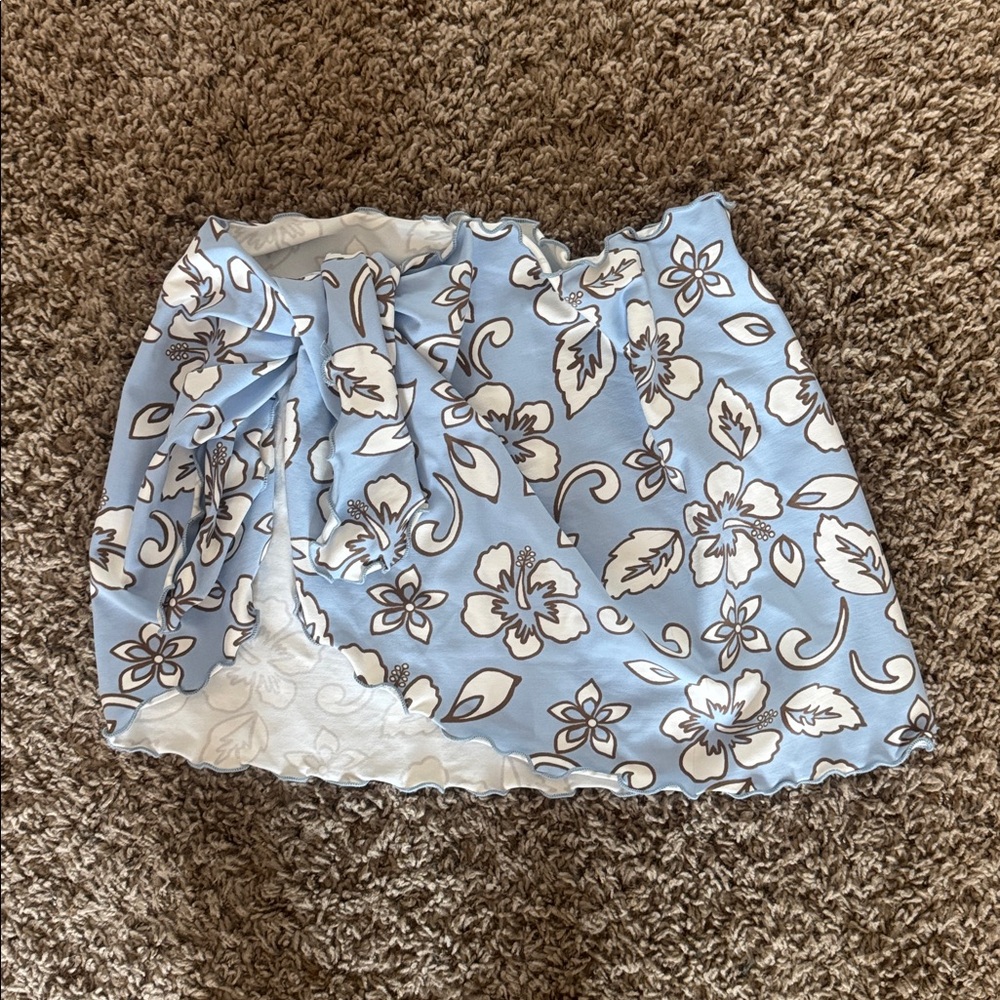 NWOT Vintage VENUS Hawaiian Bikini Bottoms & Matching Wrap Around Skirt - Picture 6 of 10